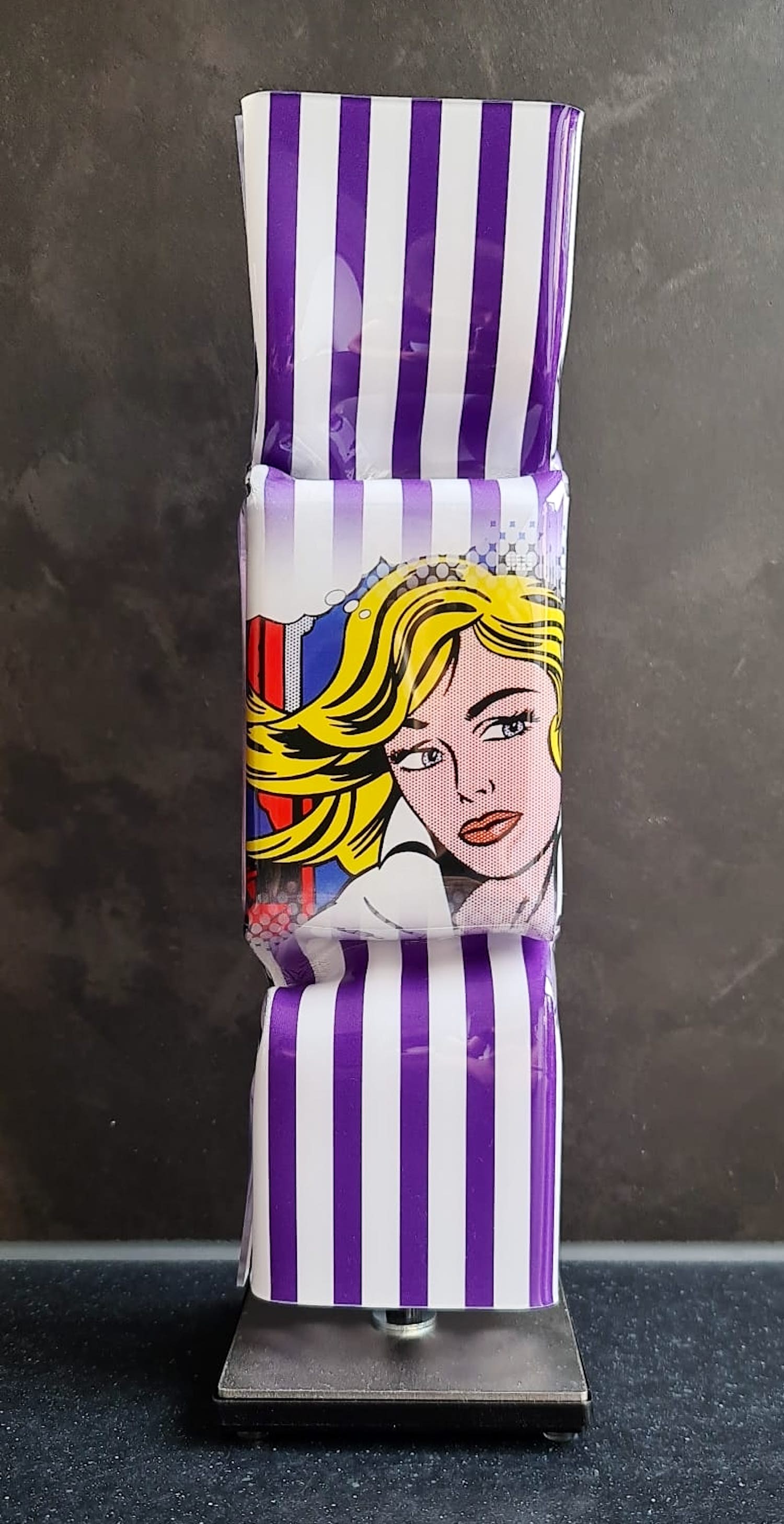Ad van Hassel - Roy Lichtenstein - pop art candy verkocht voor € 1!