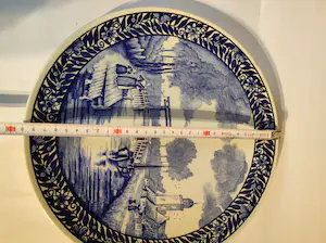 Heinen Delfts Blauw - 2 assiettes Delfts Bosch kopen? Bied vanaf 50!