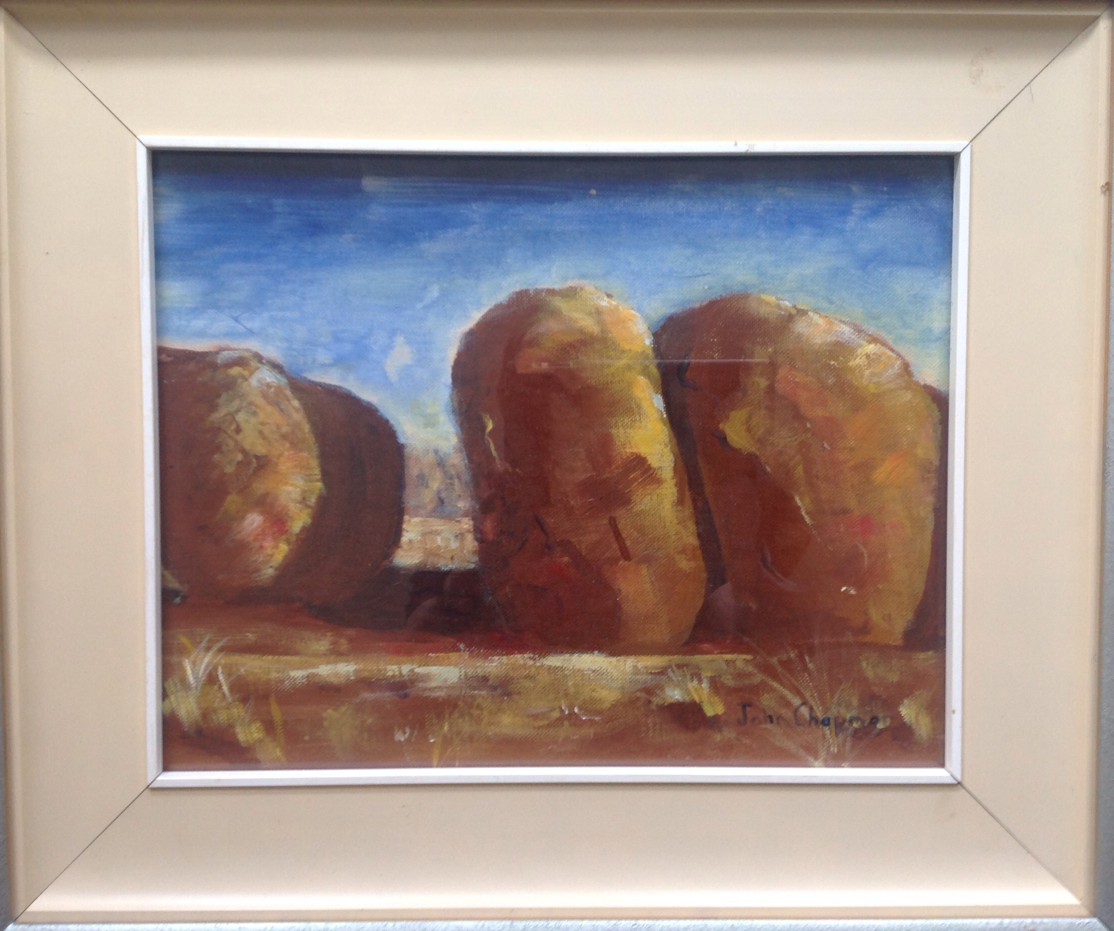 John Chapman Lewis - Olieverf op board - Abstract werk kopen? Bied vanaf 10!