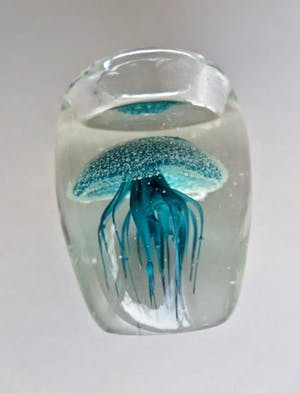 Vetro Design - Kwal in glas - Set Press de Papier/Waxinehouders - Handgeblazen unica kopen? Bied vanaf 1!