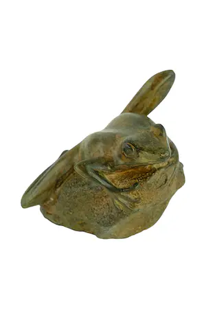 Pierre Chenet - Bronzen beeld van boomkikker op steen kopen? Bied vanaf 95!
