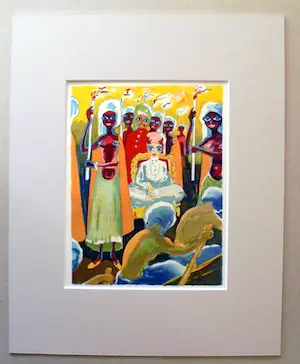 Kees van Dongen - Houtgravure 1955 - " L' étrange khalifat " - uit 1001 nacht - ready to frame kopen? Bied vanaf 55!