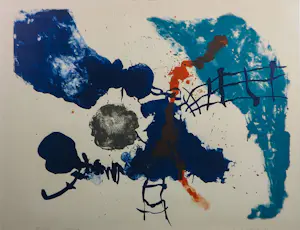 Frank Lodeizen - Litho op papier, Landschap - Ingelijst kopen? Bied vanaf 60!