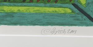 Clemens Briels - Zeefdruk, The Floating Islands from the Caribbean I - Ingelijst kopen? Bied vanaf 60!