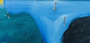 Dirkjan Ribbeling - Olieverf op doek, Zonder titel - Ingelijst (Zeer groot) kopen? Bied vanaf 1!