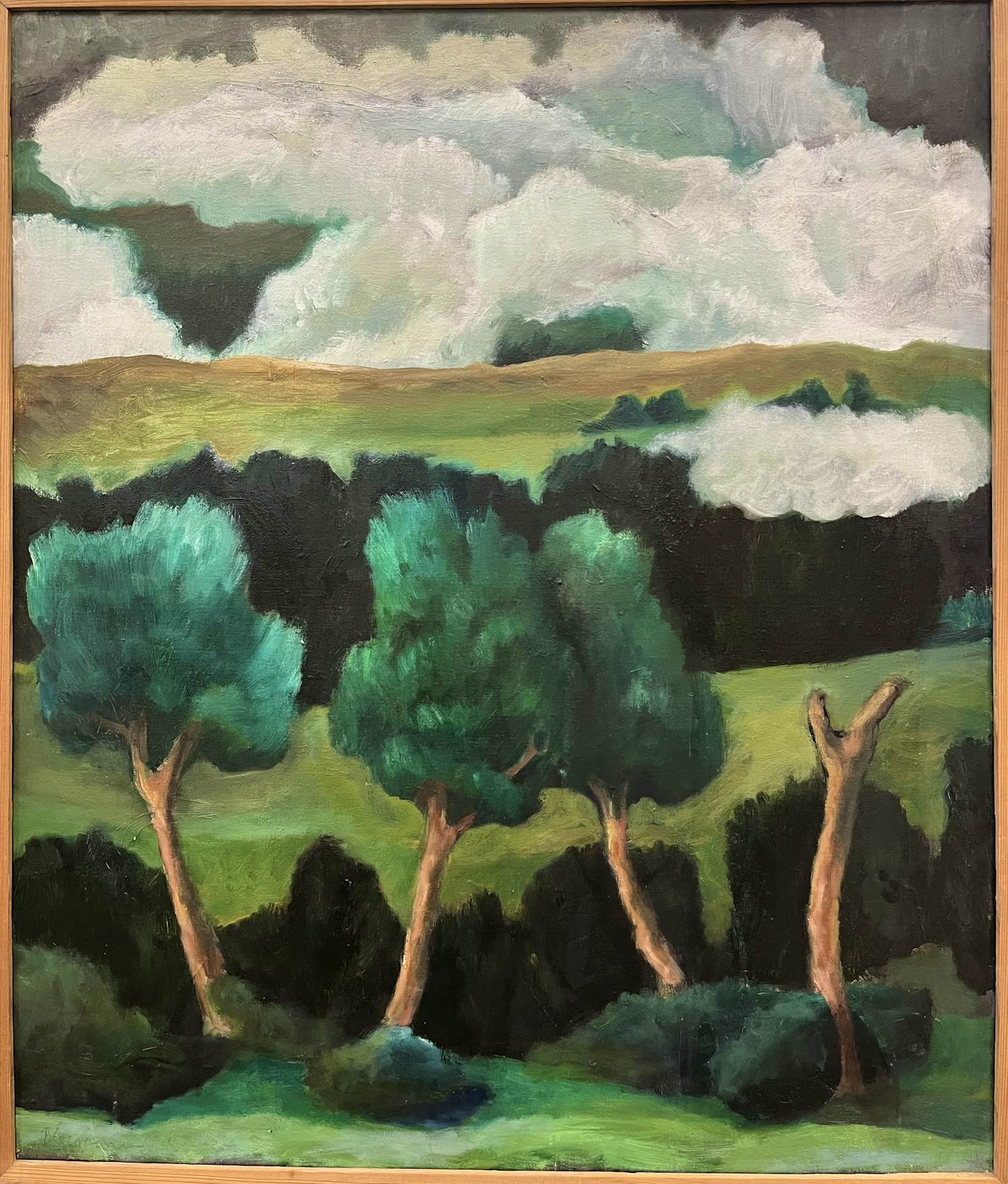 Wiebe Bloemena - Wolken boven de Castillou. kopen? Bied vanaf 388!