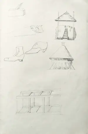 Alida van Houten - Tekenmap (24 tekeningen) kopen? Bied vanaf 450!