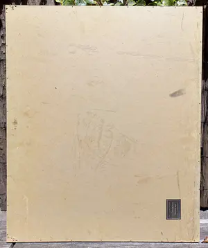 Lotti van der Gaag - CoBrA figuur, houtskool tekening (netjes ingelijst) kopen? Bied vanaf 695!