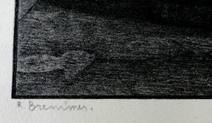 Rudolf Bremmer - Houtsnede - 1919 kopen? Bied vanaf 45!