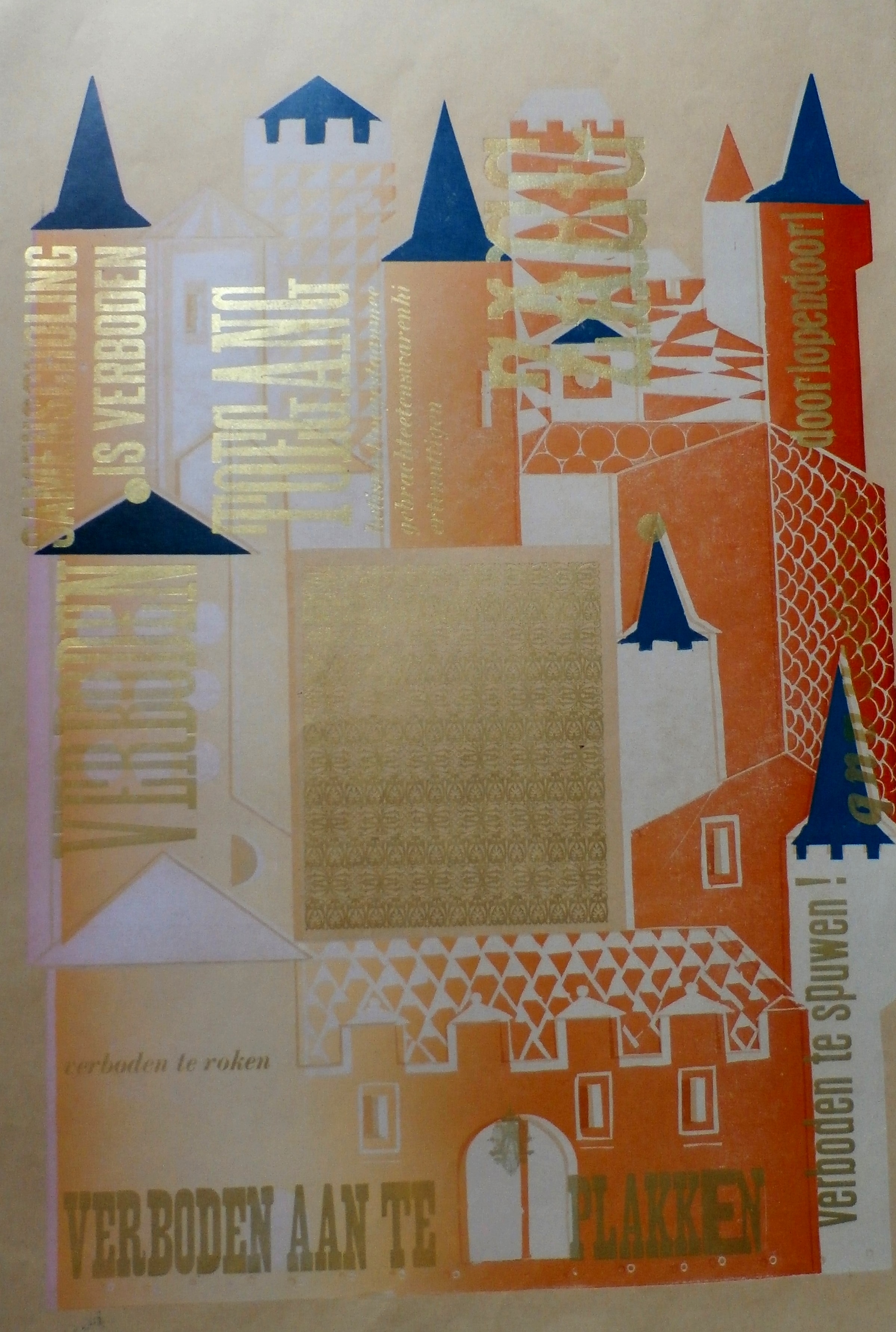 Frans de Jong - Zeefdruk verkocht voor € 35!