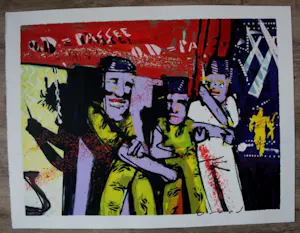 Herman Brood - zeefdruk: OD=Passee kopen? Bied vanaf 450!