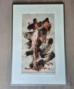 Anton Heyboer - Gemende techniek op papier, gesigneerd m.o. kopen? Bied vanaf 375!