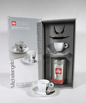 Michelangelo Pistoletto - voor Illy - 2-persoons espresso-set - Porselein - Rosenthal kaufen? Bieten Sie von 1!