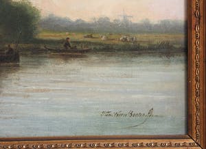 Sebastiaan Theodorus Voorn Boers - Stadsgezicht aan het water kopen? Bied vanaf 320!