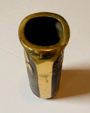 Manfred Frey - - Syrakus - Art Deco Brons / Messing Vaas kopen? Bied vanaf 75!