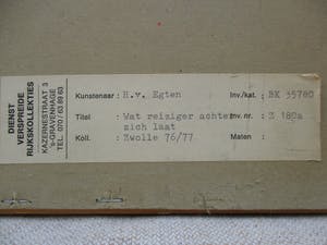 Henriette van Egten - Wat een reiziger achter zich laat kopen? Bied vanaf 35!