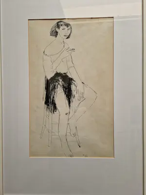 Dries van den Broeck - Vrouw op kruk (1946) kopen? Bied vanaf 75!