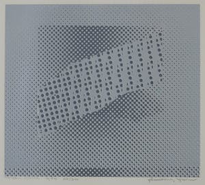 Ton Orth - Zeefdruk, Floating form - Ingelijst kopen? Bied vanaf 20!