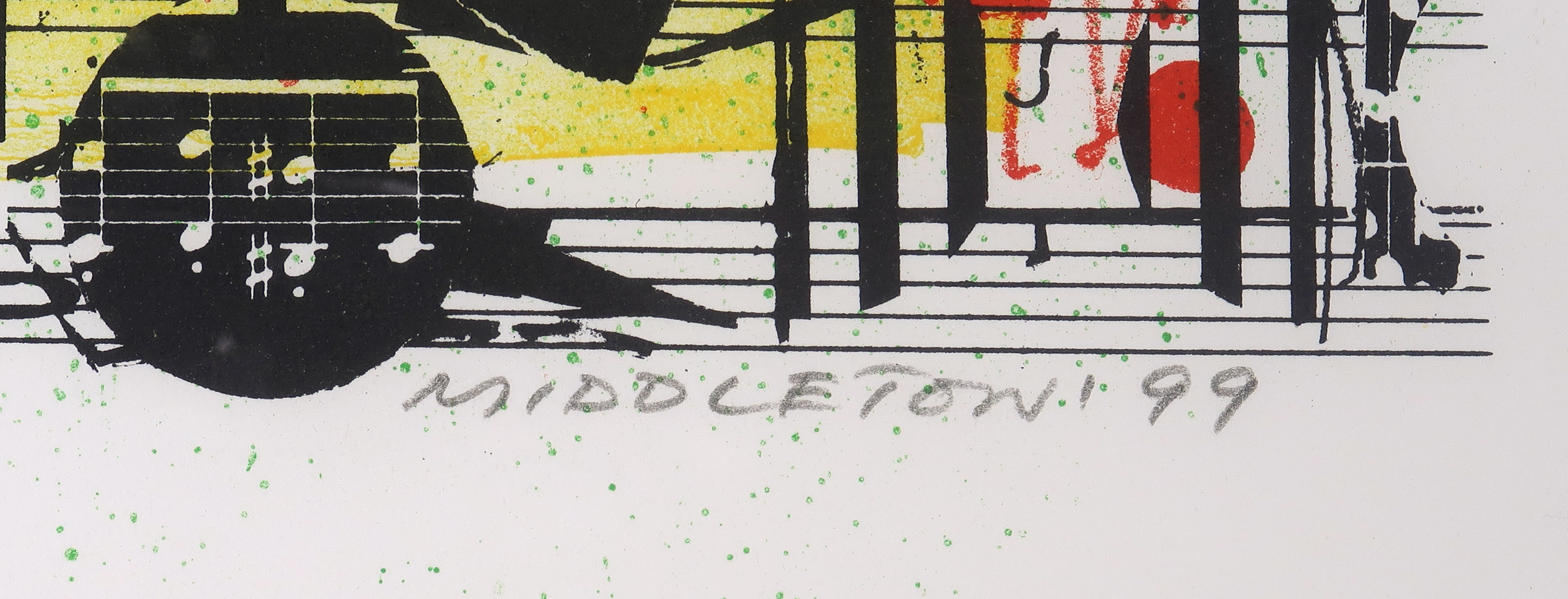 Sam Middleton - Litho, Bolivia - Ingelijst kopen? Bied vanaf 50!