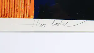 Theo Koster - Zeefdruk, Abstracte compositie - Ingelijst (Groot) kopen? Bied vanaf 100!