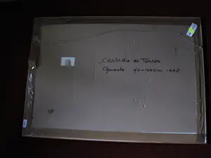 Niet of onleesbaar gesigneerd - GROTE 1998 Gouache "corrida de Torros" - gesigneerd - ingelijst kopen? Bied vanaf 1!