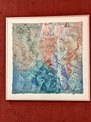 Chabab Tayefeh Mohajer - Prachtige ets uit 1993 unicaat verkocht voor € 100!