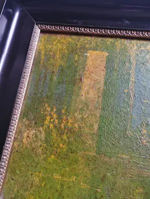 Niet of onleesbaar gesigneerd - Landschap met bomen en vijver -olieverf 1938- kopen? Bied vanaf 1!