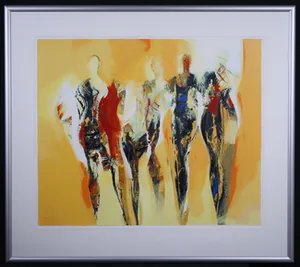 Peter Meijer - Zeefdruk, Oqives - Ingelijst (Groot) Galerieprijs €850 kopen? Bied vanaf 144!