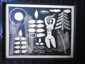 Tinus van Doorn - BADEND NAAKT verkocht voor € 165!