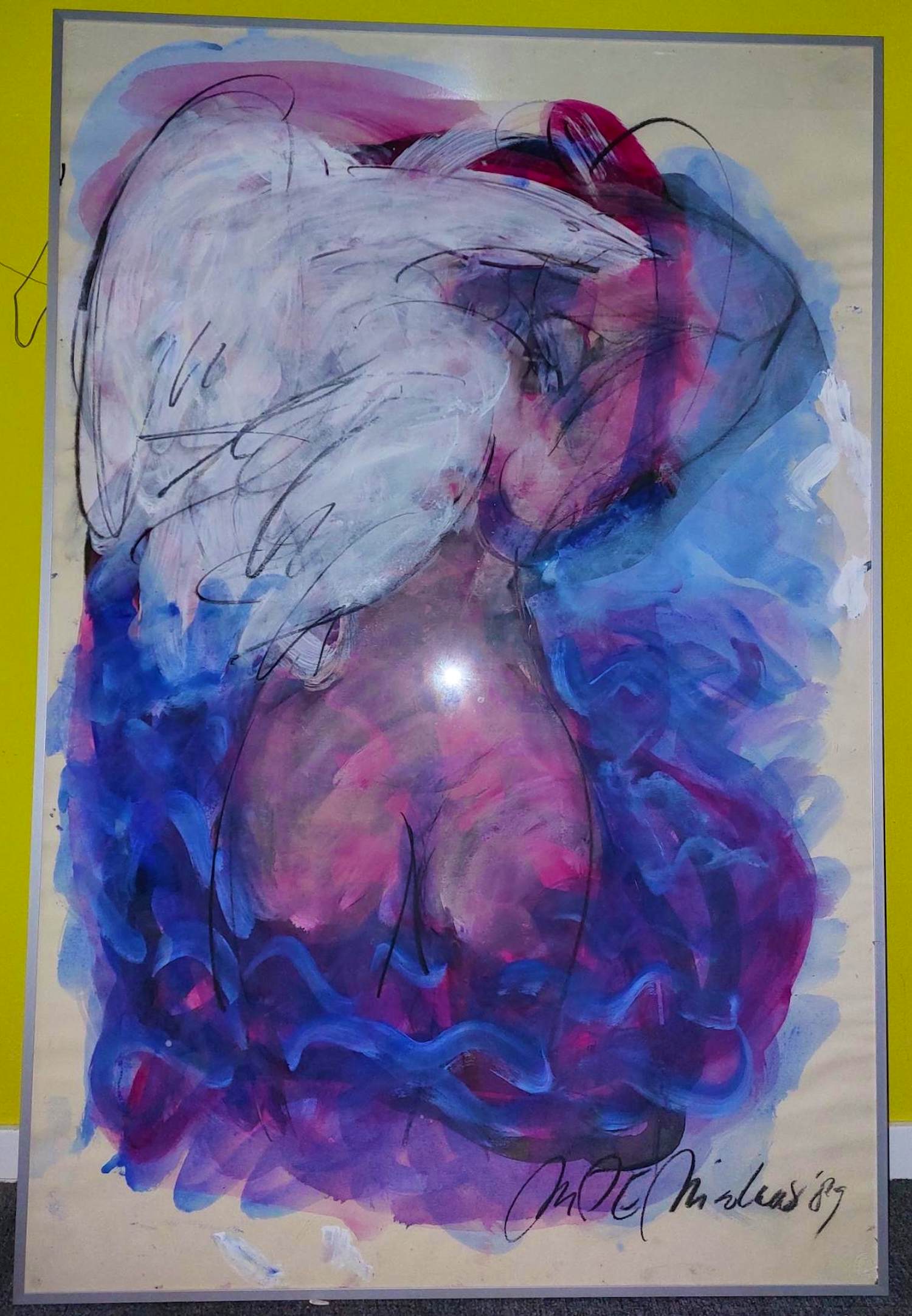 Margarita Nicolaas - Naakte vrouw met vogel kopen? Bied vanaf 300!