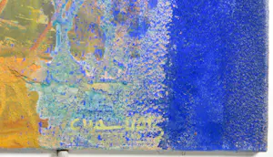 Chabab Tayefeh Mohajer - Gemengde techniek op doek, Zonder titel kopen? Bied vanaf 80!