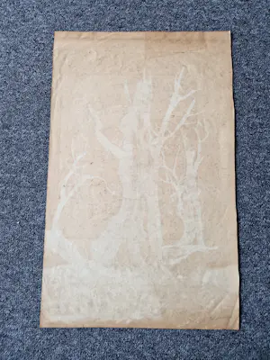 Theo Goedvriend - prachtige, omstreeks 1930 gemaakte gemengde techniek "laatste sneeuw" kopen? Bied vanaf 60!