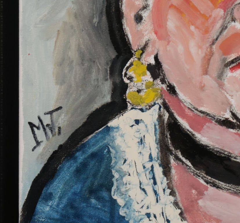 Martin van Wordragen - Martin van Wordragen: Olieverf op doek, Echtgenote van de stichter - Ingelijst kopen? Bied vanaf 100!