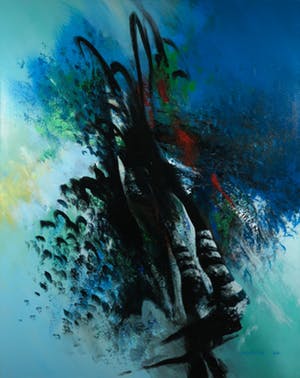 Mattie Schilders - Acryl op doek, Kreukelzone (Zeer groot) kopen? Bied vanaf 400!