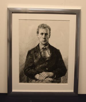 Aat Veldhoen - Portret van een Man, 1964 - Rotaprint op papier kopen? Bied vanaf 40!