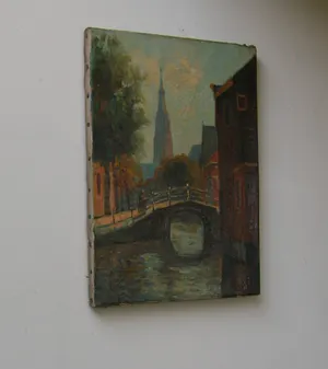 Gerard Delfgaauw - Stadsgezicht onder de naam H.v.Gessel kopen? Bied vanaf 65!