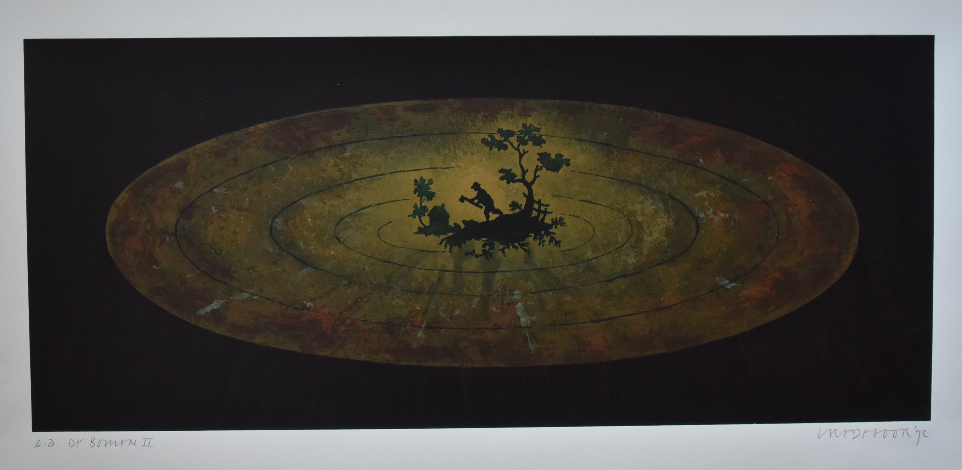 Bert Vredegoor - #DE BOMEN II # Epreuve d'artiste, 1992, gesigneerd verkocht voor € 39!