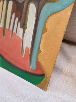 Frans de Wit - Surrealistisch schilderij 'De Hand' - circa 1960 kopen? Bied vanaf 175!