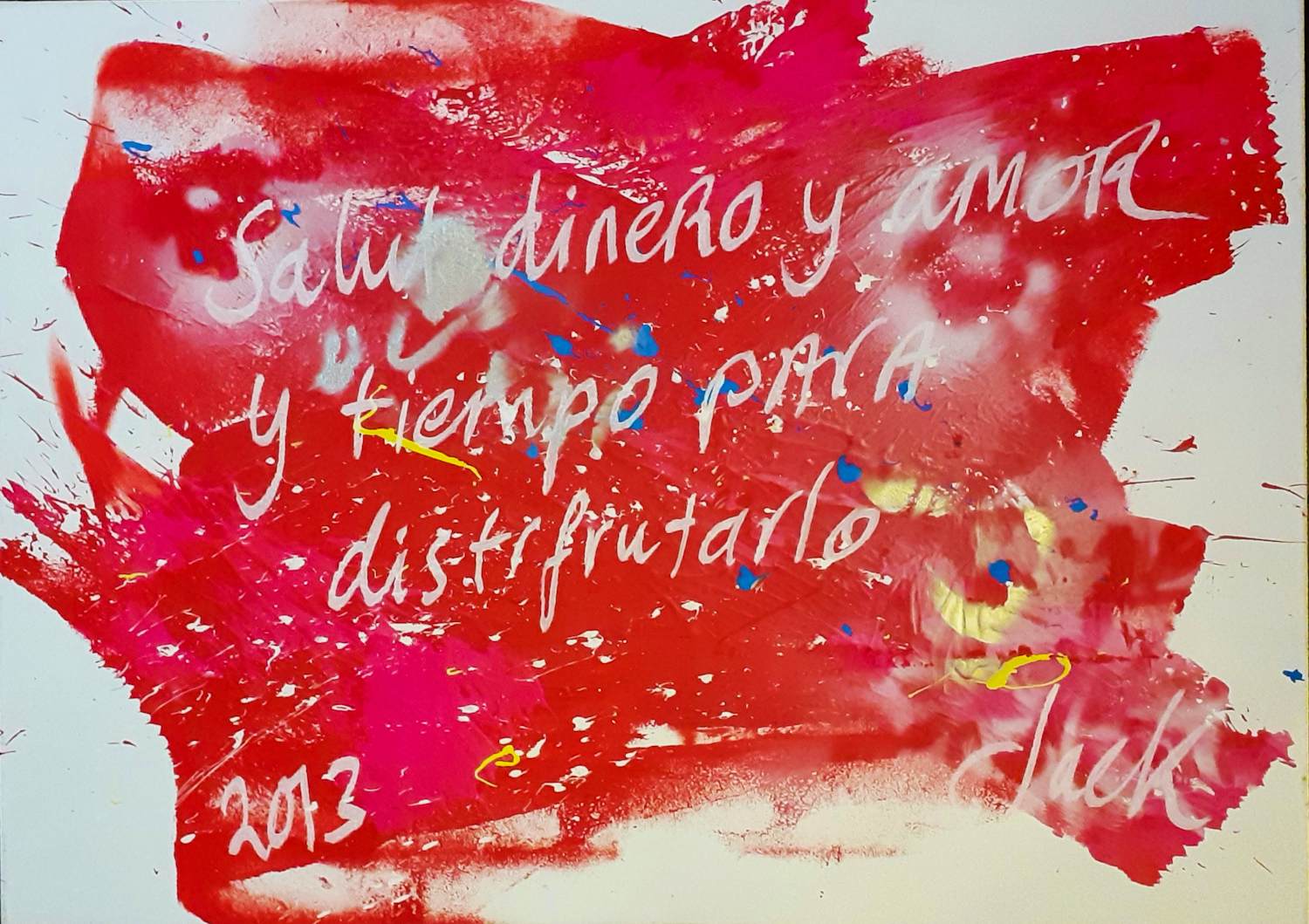 Jack Liemburg - 'Salut dinero y amor y tiempo par a distrifrutario' kopen? Bied vanaf 225!