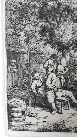 Adriaen van Ostade - De vioolspeler en de draailierspeler kopen? Bied vanaf 500!