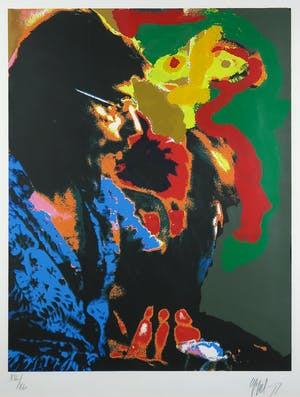 Karel Appel - Friday uit de serie Seven Summer Days - Ingelijst kopen? Bied vanaf 1!