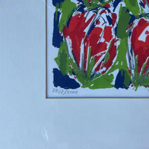 Ad van Hassel - Vier tulpen. kopen? Bied vanaf 25!