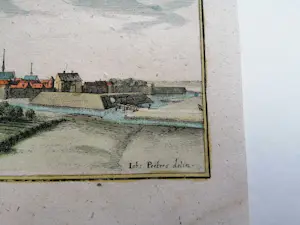 Matthaus II Merian - AELST topografische kaart, kopergravure 17de eeuw kopen? Bied vanaf 20!