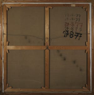 Kees Rademaker - Olieverf op doek, Kijk door je ooghaar - Ingelijst (Zeer groot) kopen? Bied vanaf 1!