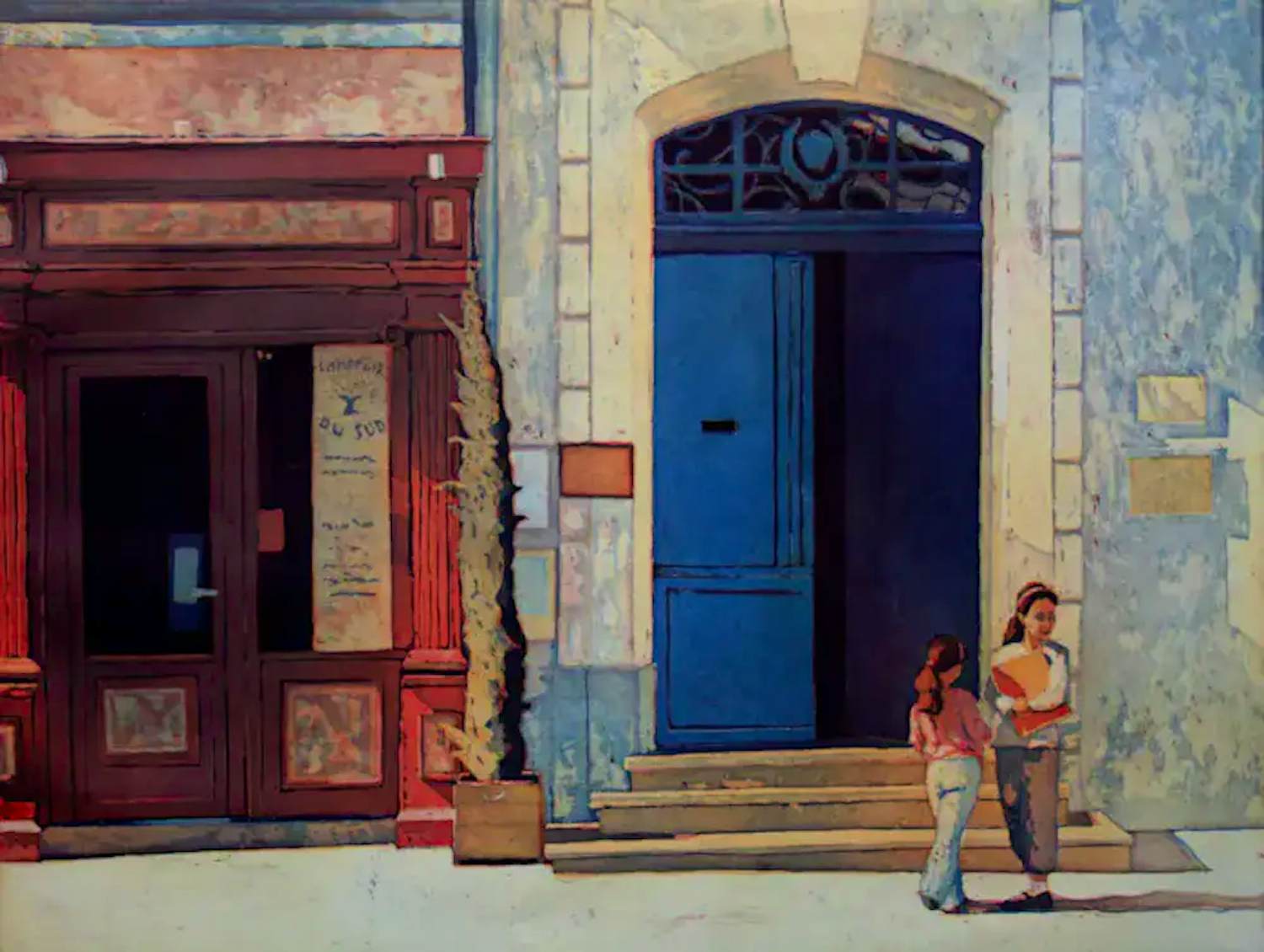 Marcel Schellekens - Ets/aquatint: Zondagmorgen - 2010 verkocht voor € 195!