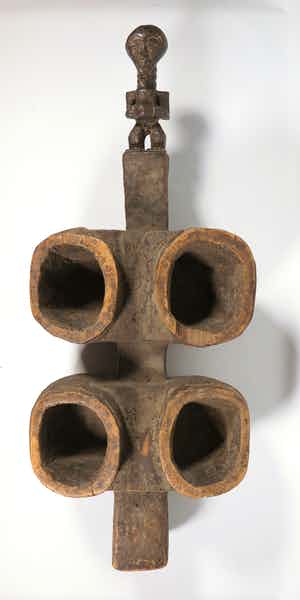 Gonge - Hout, Blaasbalg verkocht voor € 1!