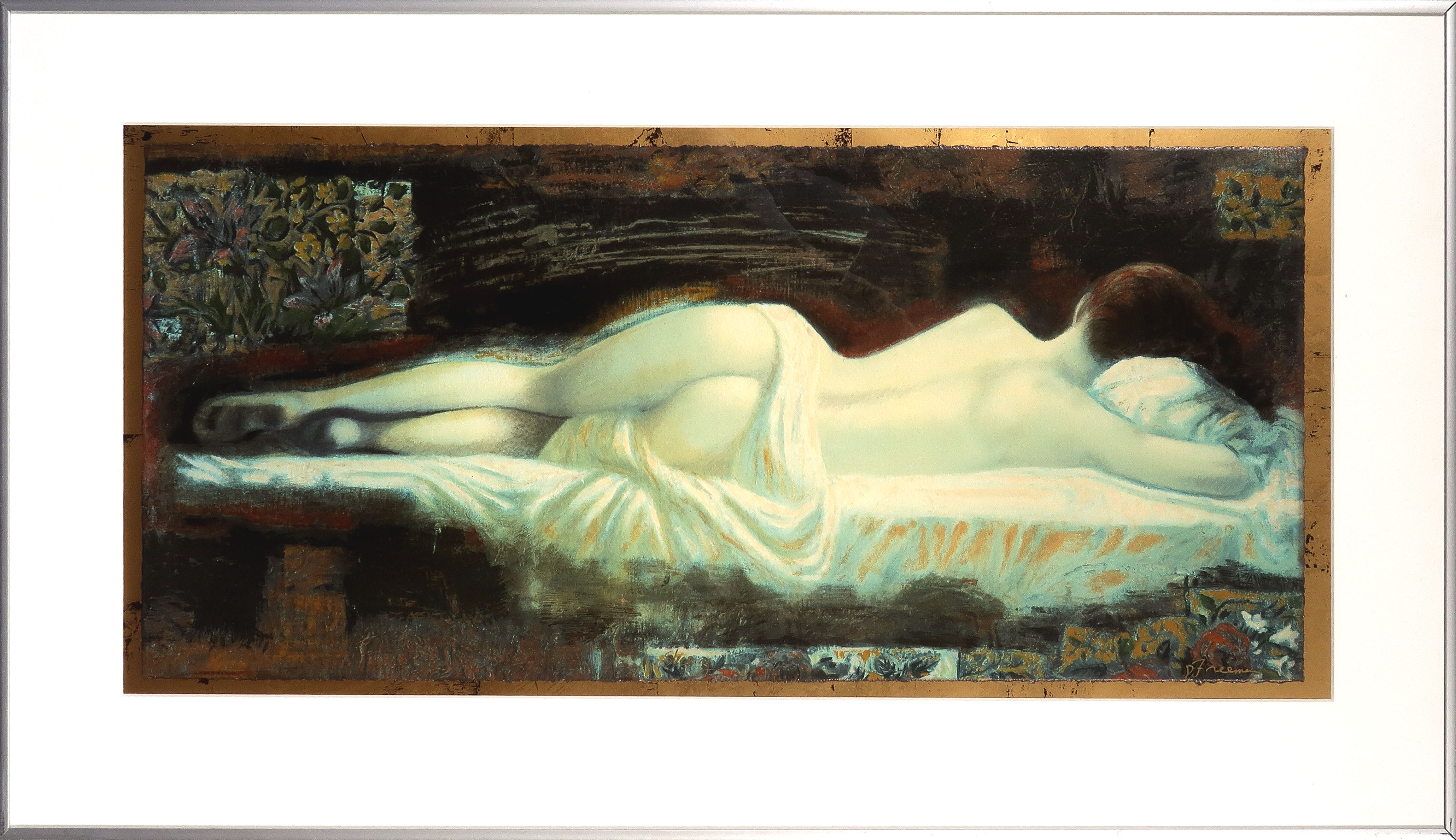 Niet of onleesbaar gesigneerd - Zeefdruk, Liggend naakt kopen? Bied vanaf 1!