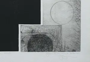 Jan Bernard Meinen - Ets Poetische Abstractie kopen? Bied vanaf 30!