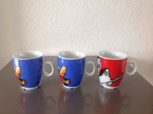 Herman Brood - Drie kopjes, twee schaaltjes en een bordje. kopen? Bied vanaf 35!