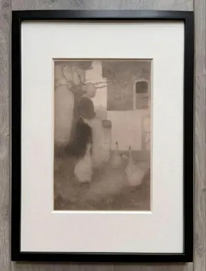 Jan Mankes - Originele Heliogravure Ganzenliesje 1923 kaufen? Bieten Sie von 110!